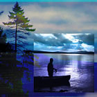 Photo Collage Poster of Lake Mooselookmeguntic