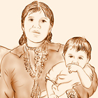 Illustration for Navajo book: The Clan Book