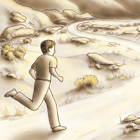 Illustration for book: I Run